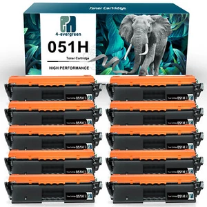 10PK CRG-051H Toner Replacement for Canon imageCLASS LBP161dn LBP162dw MF267dw - Picture 1 of 5
