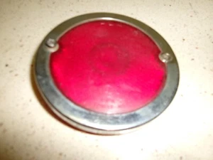 Willys Jeep Stimsonite ALA Red 3-1/2" Tail Lamp Lens and Bezel Willys Jeep - Picture 1 of 4