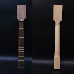 7String Guitar Neck 24fret 25.5inch Maple Rosewood Fretboard paddle head DIY - Picture 1 of 4