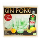 Gin Pong Drinking Game Set Kit 12 Cups 4 Balls Xmas Party Pub Bbq Gift