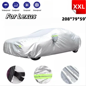 For Lexus Full Car Cover Waterproof Sun UV Outdoor All Weather Protection Silver - Picture 1 of 9