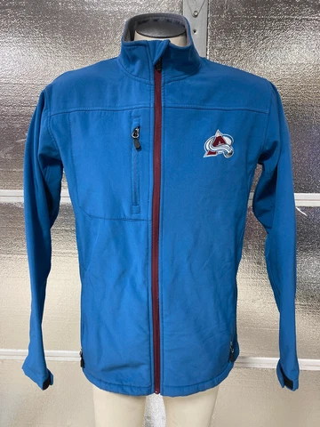 Colorado Avalanche Jacket - Mens Medium - Fleece Lined - Zip Up - Lightweight Cover