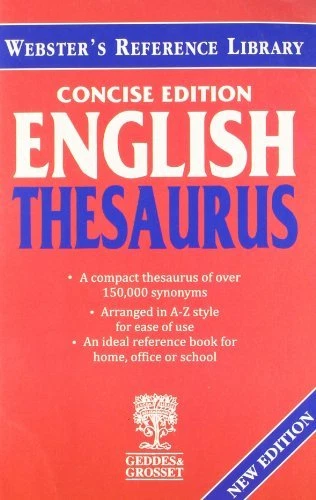 English Thesaurus (Webster's reference library) By Geddes & Grosset; Limited - Image 1 of 1