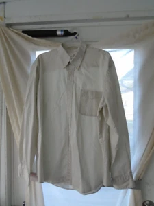 Dockers Size XL Mens Light Tan Button Down Long Sleeve Dress Shirt Unused No Tag - Picture 1 of 4