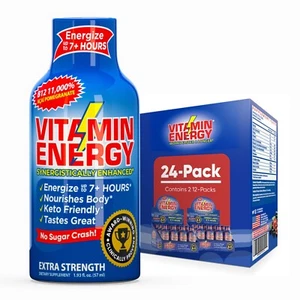(24 Pack) Vitamin Energy® B12 11,000% Acai Energy Shots, Clinically Proven - Picture 1 of 4