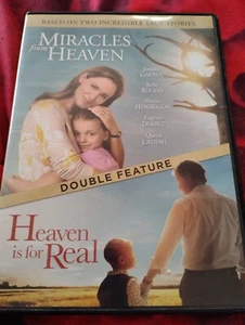 DOUBLE FEATURE - Miracles From Heaven & Heaven is for Real (DVD) Jennifer Garner - Picture 1 of 6