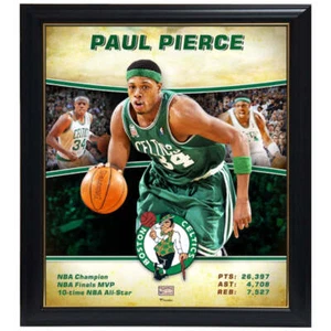 Paul Pierce Boston Celtics Player Collage Official Nba Print Framed - Picture 1 of 1