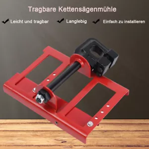 Schnittführung Kettensägewerk Holz Mini Tragbare Kettensäge Mühle Metallsäge Neu - Bild 1 von 12