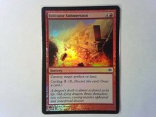Foil Volcanic Submersion	 Shards of Alara - Magic the Gathering Mtg Red