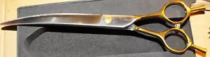 JASON 7" Curved Dog Grooming Scissors Cats Grooming Shears Pets Trimming Kit ... - Picture 1 of 3