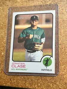 2022 Topps Heritage Minor League Baseball # 148 Jonatan Clase