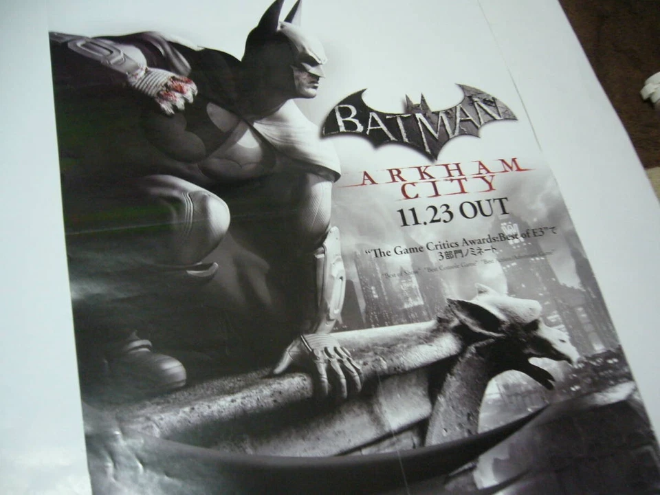Batman: Arkham City 2011 Video Game Japan Original Promo Poster B2 20x28in - Image 1 of 2