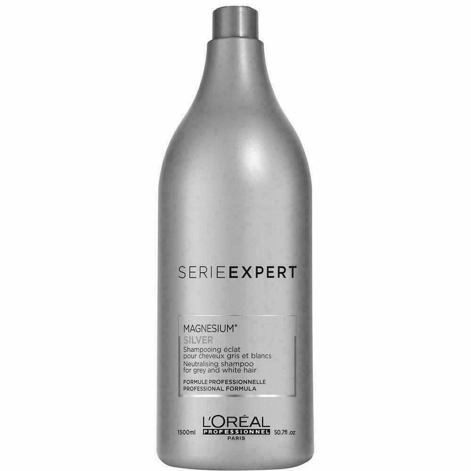 L'Oreal  Serie Expert Magnesium Silver Neutralising Shampoo 50.7 fl oz Sale sd - Image 1 of 1