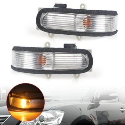 1 Pair Rearview Side Mirror Turn Signal Light For TOYOTA CAMRY AURION 2006-2011 - Image 1 of 4