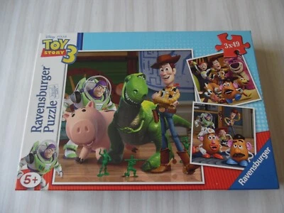 puzzles x 3 - Toy story 3 - 49 pièces -  - Photo 1/4