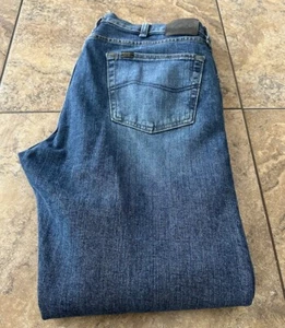Lee Jeans Men's Sz. 36x30 Blue Regular Fit Straight Leg Flex Denim Pants - Picture 1 of 8