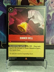 Disney Lorcana: Rise of the Floodborn - Dinner Bell 134/204 - RARE NM FAST SHIP - Picture 1 of 1