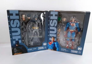 MAFEX No.105 Batman Hush No.117 Superman Set of 2 Medicom Action Figure DC - Picture 1 of 24