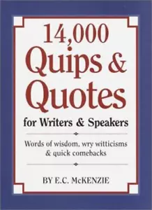 BOOK-Quips and Quotes,E.C. MacKenzie - Imagen 1 de 1