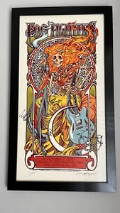 FOO FIGHTER CALJAM 2017 Poster Limited Edition /500AUTOGRAPH BY ALL THE BAND - Picture 1 of 8