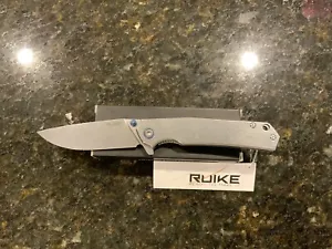 Ruike P801-SF Manual Ball Bearing Pivot Pocket Knife 14C28N Sandvik Tip Up EDC - Picture 1 of 5