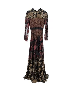 Lanvin Fall 2015 RTW Embroidered Maxi Dress in Multicolor Viscose - Picture 1 of 3