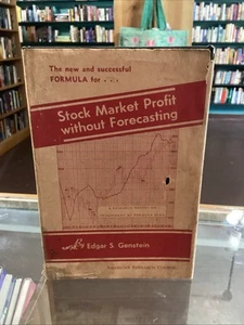 Stock Market Profit Without Forecasting by Edgar S Genstein 1956 Hardcover - Picture 1 of 4