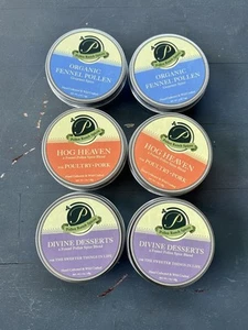 Lot Of 6 Pollen Ranch Spices 1oz Hog Heaven Fennel Pollen Divine Desserts - Picture 1 of 5