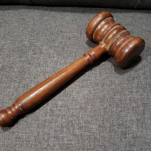 Vintage Wooden Gavel Hammer Mallet - Picture 1 of 5
