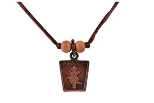 Shani Yantra Copper Locket/ Shani Dev Yantra Locket In Red Silk Thread - Picture 1 of 2