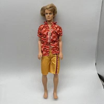 Кукла Barbie Surf's Up Beach Ken L9548 Mattel голова дата 2005 дата тела 1968 б/у - Изображение 1 из 4