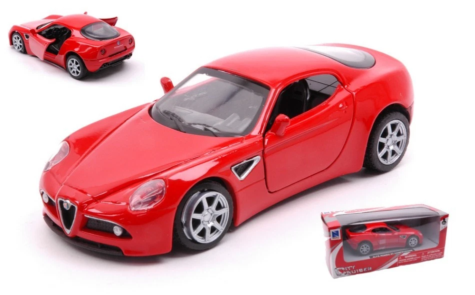 NEW RAY NY511938C ALFA ROMEO 8C RED 1:32 Modellino - Immagine 1 di 1