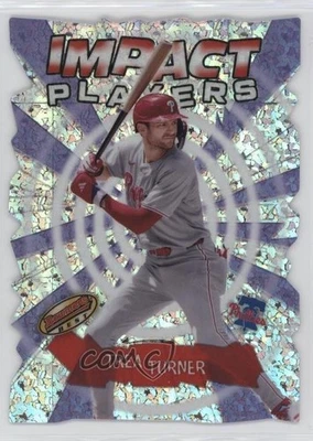2024 Bowman's Best Impact Players Mini-Diamond Refractor Trea Turner #IP-27 - Image 1 of 2