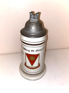 Tazza Stein birra tedesca battaglione esercito 1989 Fidelitas Karlsruhe Fait Accompli - Foto 1 di 10