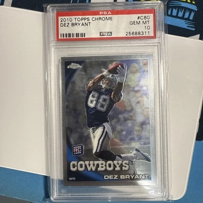 2010 Topps Chrome - Dez Bryant #C60 Two Hands on Ball (RC) - Image 1 of 2