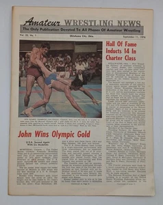 Vintage Amateur Wrestling News 1976 Olympic Gold Issue USA John Peterson History - Bild 1 von 3
