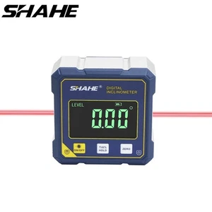 SHAHE 4-sided Magnetic Digital Angle Portactor+ Dual Laser Inclinometer 5521 - Picture 1 of 7