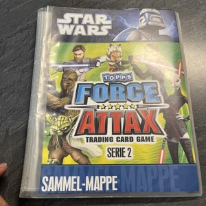 Topps Star Wars Force Attax Star Wars Serie 2 Sammel-Mappe Album mit Karten - Bild 1 von 17