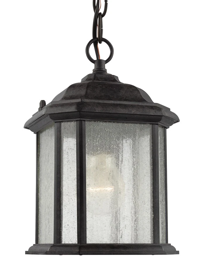 Sea Gull Kent 1 Light 7 inch Oxford Bronze Outdoor Pendant 60029-746 - Open Box - Image 1 of 1