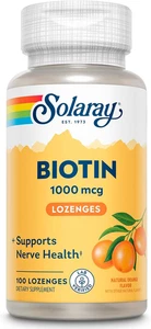 Solaray Biotin 1000Mg | Biotina | Naranja | 100 Sublinguales - Imagen 1 de 6