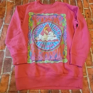 Pink Floyd Girls Sweatshirt Pink Guc Sz Large - Picture 1 of 1