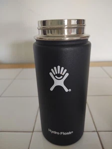 Hydro Flask 20oz. Schwarz Becher Thermoskanne Edelstahl - Bild 1 von 6
