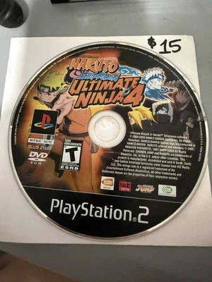 Naruto Shippuden Ultimate Ninja 4 (Sony PlayStation 2) PS2 *SOLO DISCO* PROBADO Foto 1 de 2