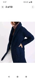 Madewell Denim Dumont Quilted Jacket in Northam Wash, Size Large Retail $228 - Picture 1 of 7