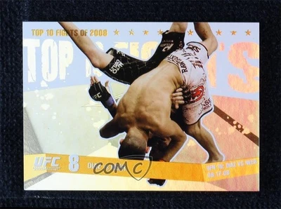 2009 UFC Round 1 Top 10 Fights of 2008 Gold /88 Nate Diaz Josh Neer Rookie RC - Image 1 of 2