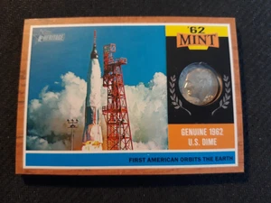 2011 Topps Heritage 62 Mint Original U S Dime # 62M-AO 1st American Orbits Earth - Bild 1 von 5