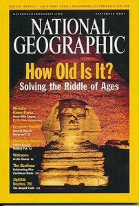 NATIONAL GEOGRAPHIC SEPTEMBER 2001 - Picture 1 of 1