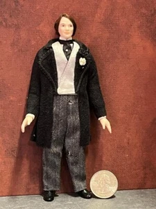 Dollhouse Miniature Doll Man Father E 1:12 inch scale F179 Dollys Gallery - Picture 1 of 4