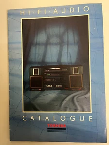 TOSHIBA HI-FI AUDIO CATALOGUE 198O'S rare vintage - Picture 1 of 1