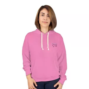 Cute Pink Pullover Hoodie, Cozy Gift for Her, Casual Wear, Everyday Style, - Picture 1 of 13